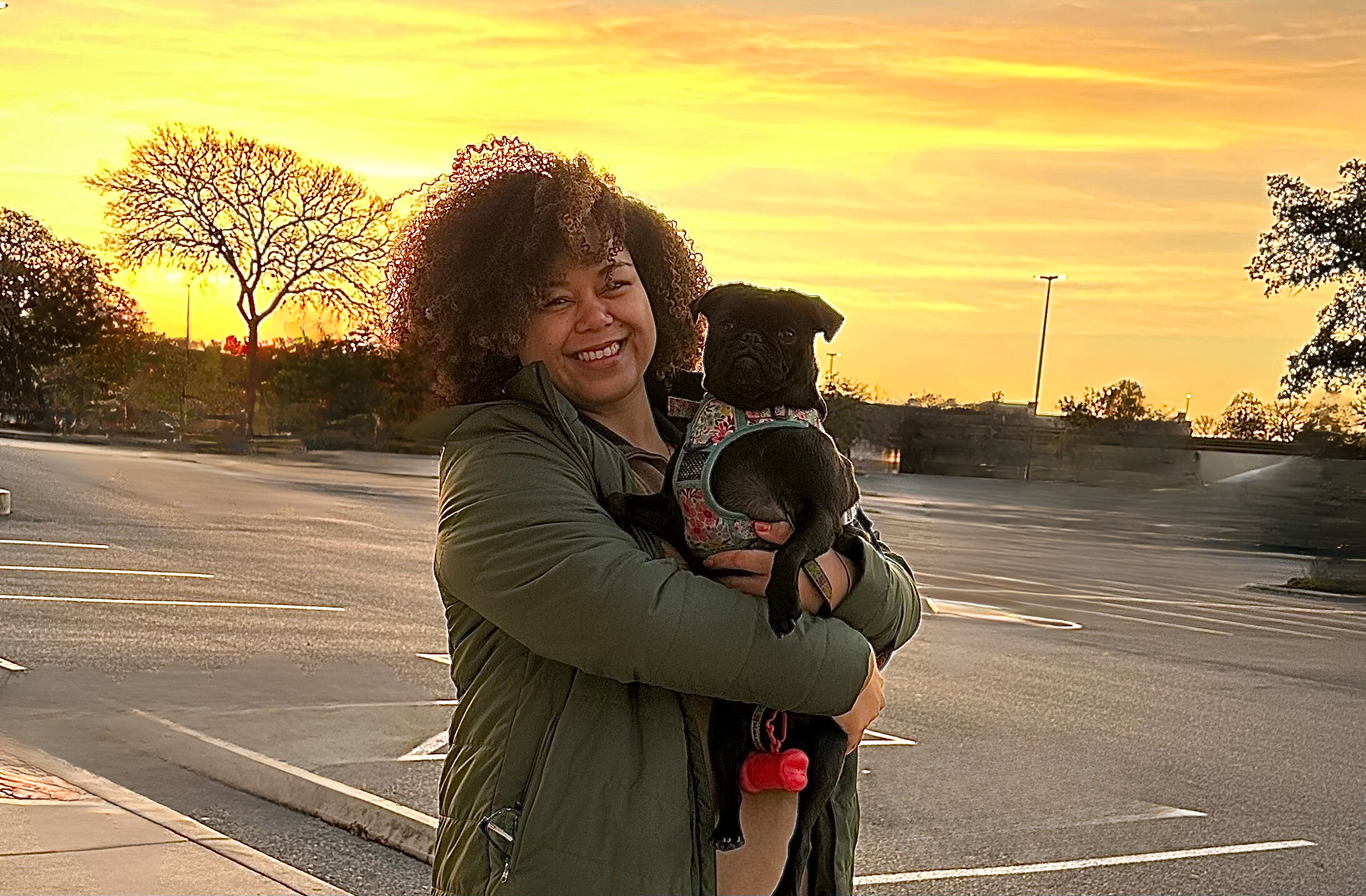 January 1, 2025 - New Years Morning Walk with Elphaba.JPG